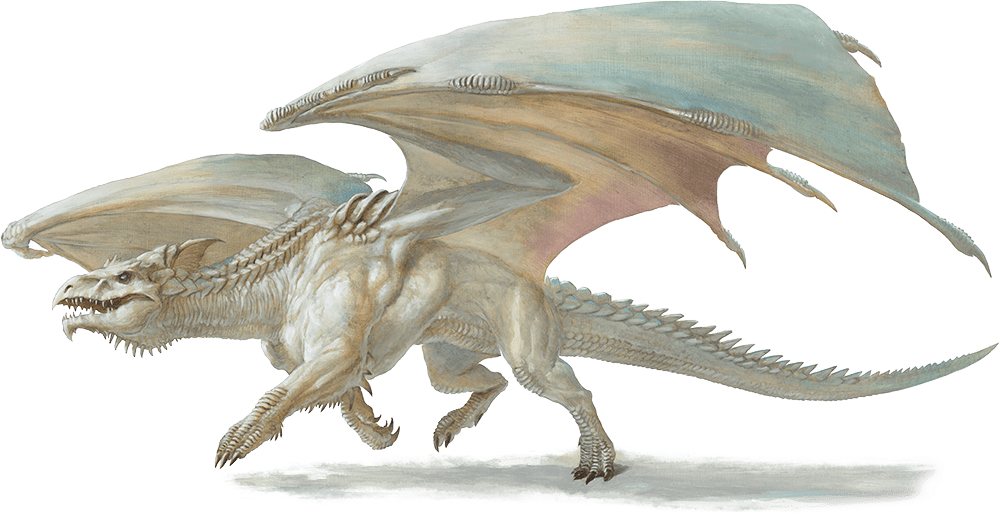 มังกรขาววัยเยาว์ (Young White Dragon)